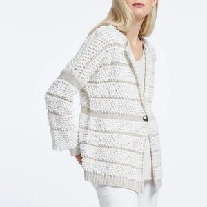 Nic + Zoe Textured One-Button Cardigan